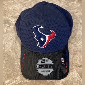 New 9Forty Houston Texans Blue Adjustable Cap